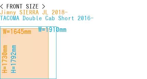 #Jimny SIERRA JL 2018- + TACOMA Double Cab Short 2016-